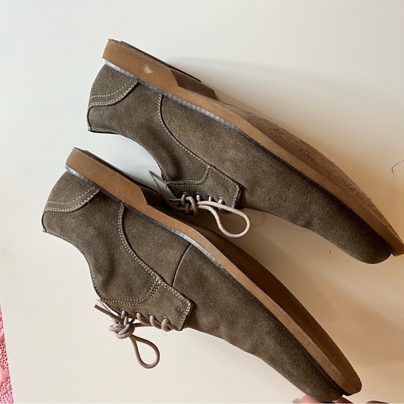 G. H. Bass Buckingham Brown Oxford Suede Leather Lace Up Shoes Men Size 13 - Picture 3 of 7